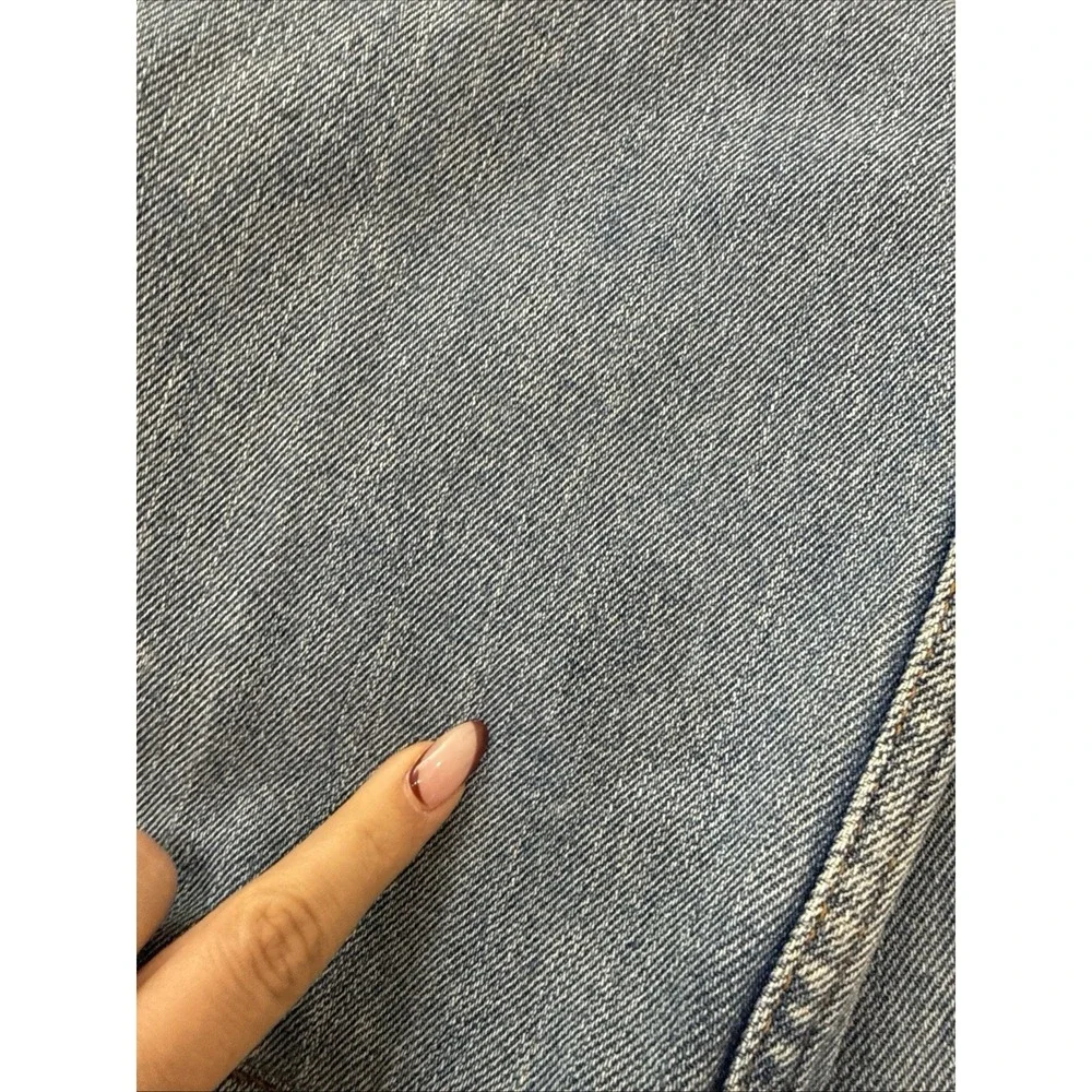 Levis 505 Jeans Mens 38x30 Blue Denim Straight‎ Leg Zip Regular Fit 100% Cotton